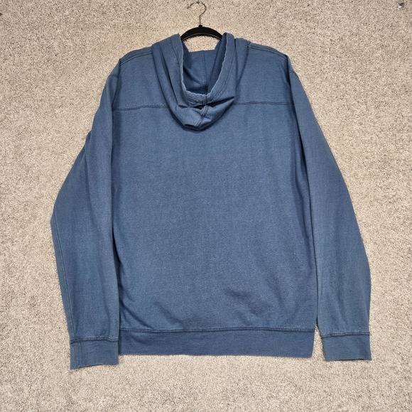 Johnnie O Hoodie Hanging Out Full Zip Mens Large Sampson Blue - Picture 2 of 9